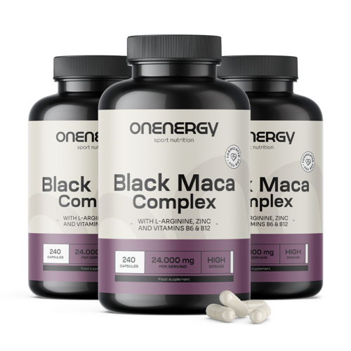 3x Črna maca kompleks 24.000 mg, skupaj 720 kapsul