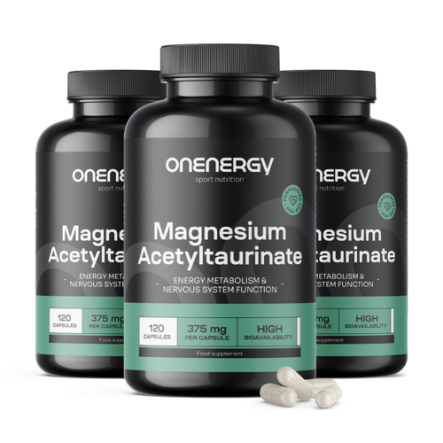 3x Magnezijev acetiltavrinat, skupaj 360 kapsul
