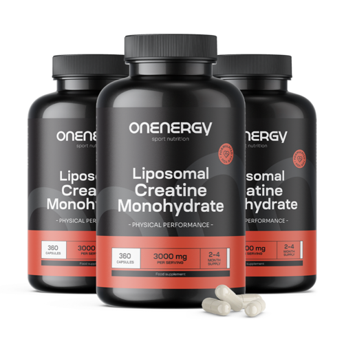 3x Liposomski kreatin monohidrat 3000 mg, skupaj 1080 kapsul