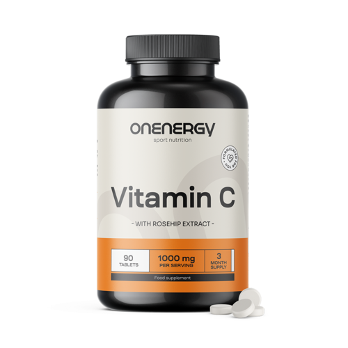 Vitamin C 1000 mg s šipkom, 90 tablet