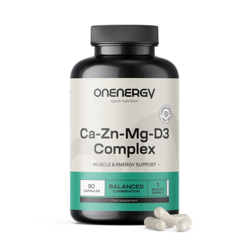 Kalcij + Cink + Magnezij + D3, 90 kapsul