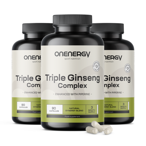 3x Trojni ginseng kompleks, skupaj 270 kapsul