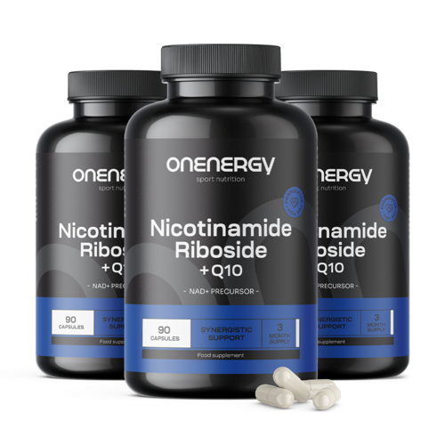 3x Nikotinamid ribozid + Q10, skupaj 270 kapsul