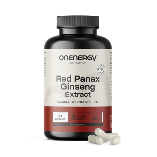Rdeči ginseng (Red Panax Ginseng) – izvleček, 90 kapsul