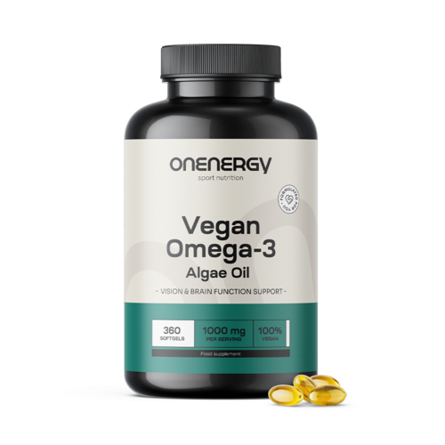 Veganska omega-3 iz alg 1000 mg, 360 mehkih kapsul