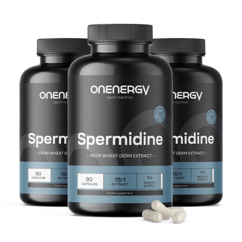 3x Spermidin – iz izvlečka pšeničnih kalčkov, skupaj 270 kapsul