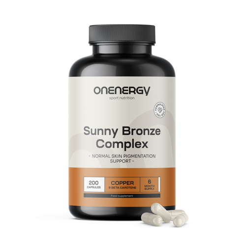 Sunny Bronze Complex – podpora porjavelosti, 200 kapsul