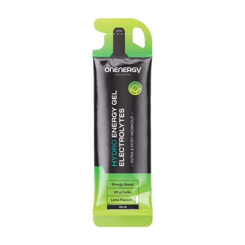 Hydro energijski gel z elektroliti – limeta, 55 ml