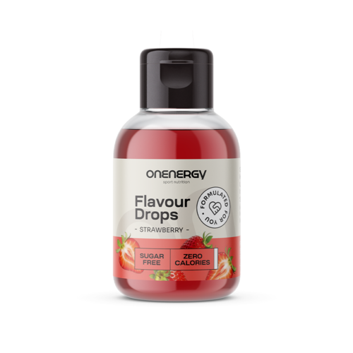Flavour Drops kapljice s sladilom – jagoda, 50 ml